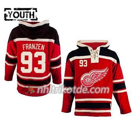 Detroit Red Wings Johan Franzen 93 Rot Sawyer Hooded Sweatshirt - Kinder